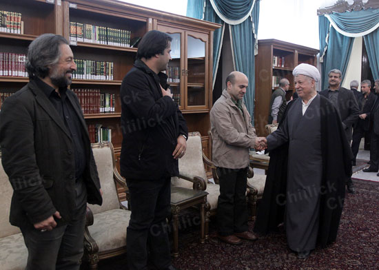 دیدار اعضای هیأت مدیره انجمن صنفی عکاسان مطبوعات ایران با آیت الله هاشمی رفسنجانی 