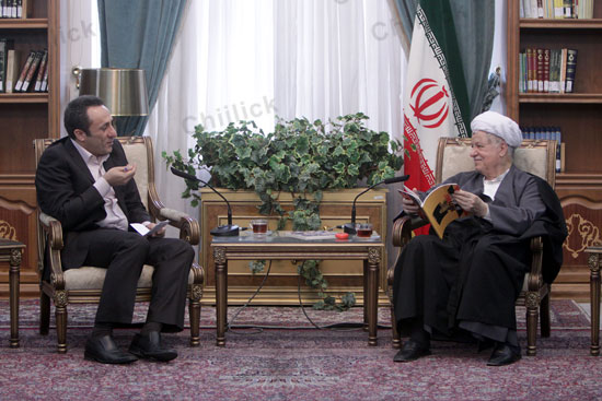 دیدار اعضای هیأت مدیره انجمن صنفی عکاسان مطبوعات ایران با آیت الله هاشمی رفسنجانی 