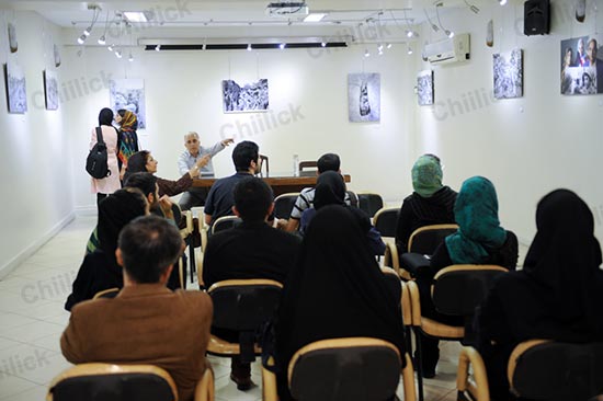 نشست دانشجویان عکاسی با سعید صادقی