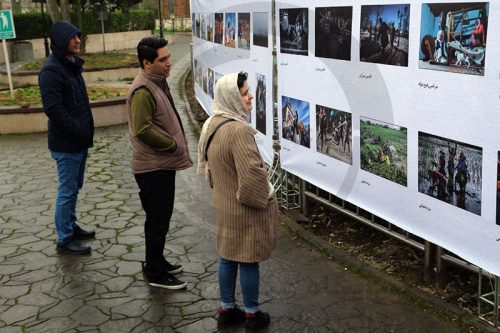 نمایشگاه عکس «سرمایه اجتماعی و نشاط اجتماعی» در بوستان ملت رشت